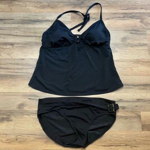2 piece tankini Black size L